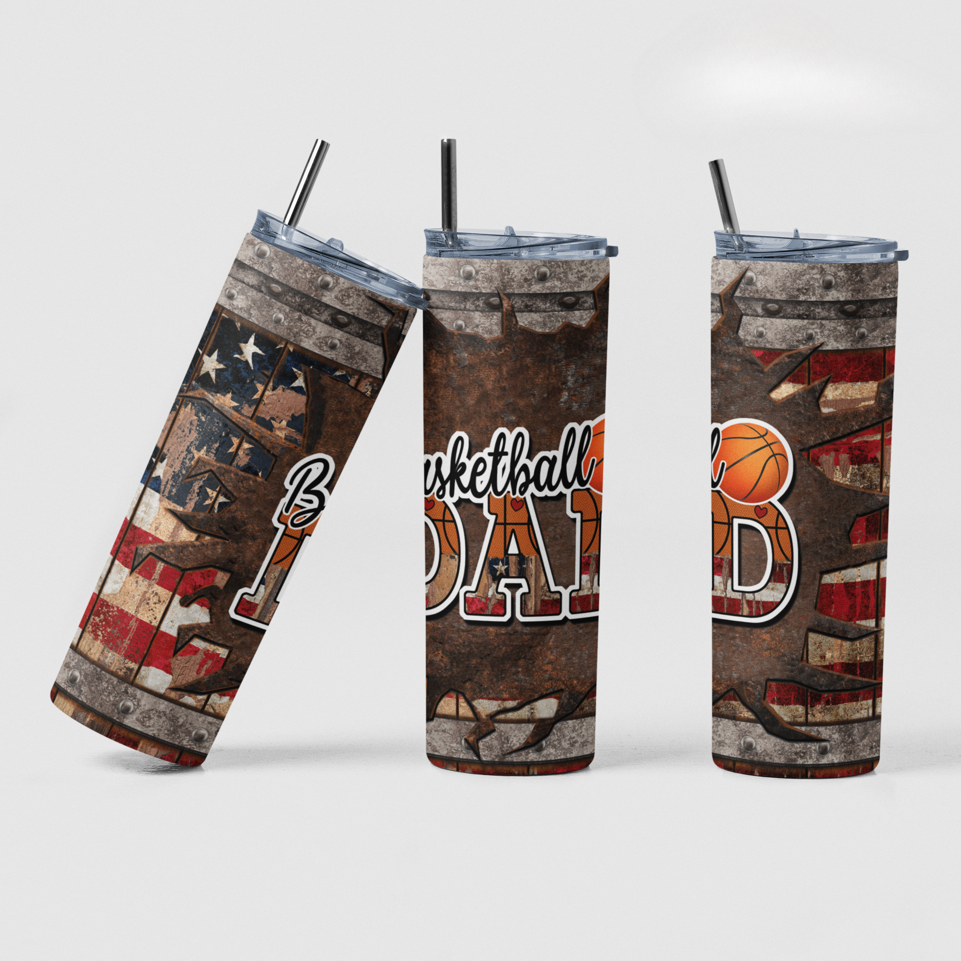 Basketball Dad - USA | 20 oz. Skinny Tumbler