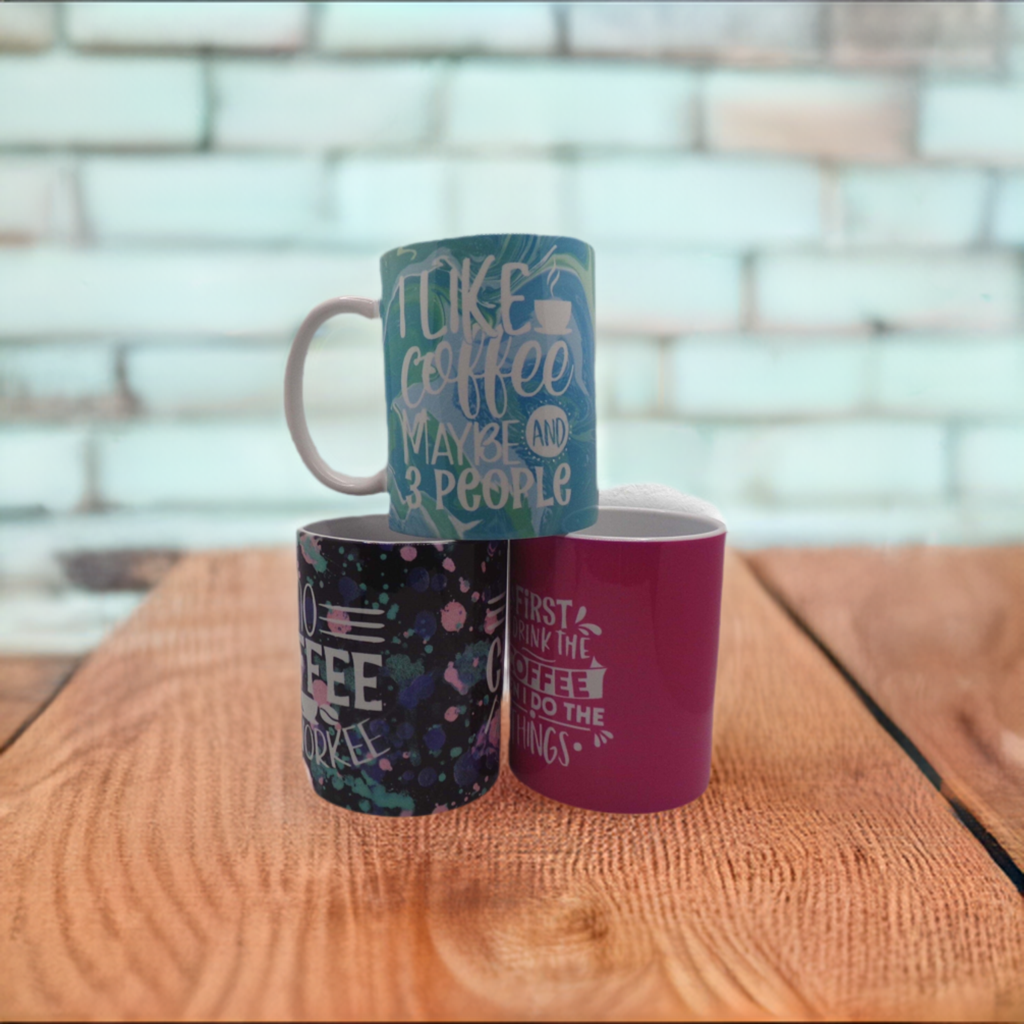 Coffee Mugs | 15oz or 12oz Ceramic Mugs