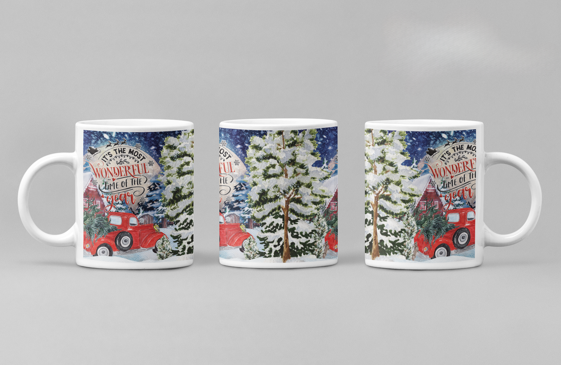 Most Wonderful Time | 15oz or 12oz Ceramic Coffee Mug