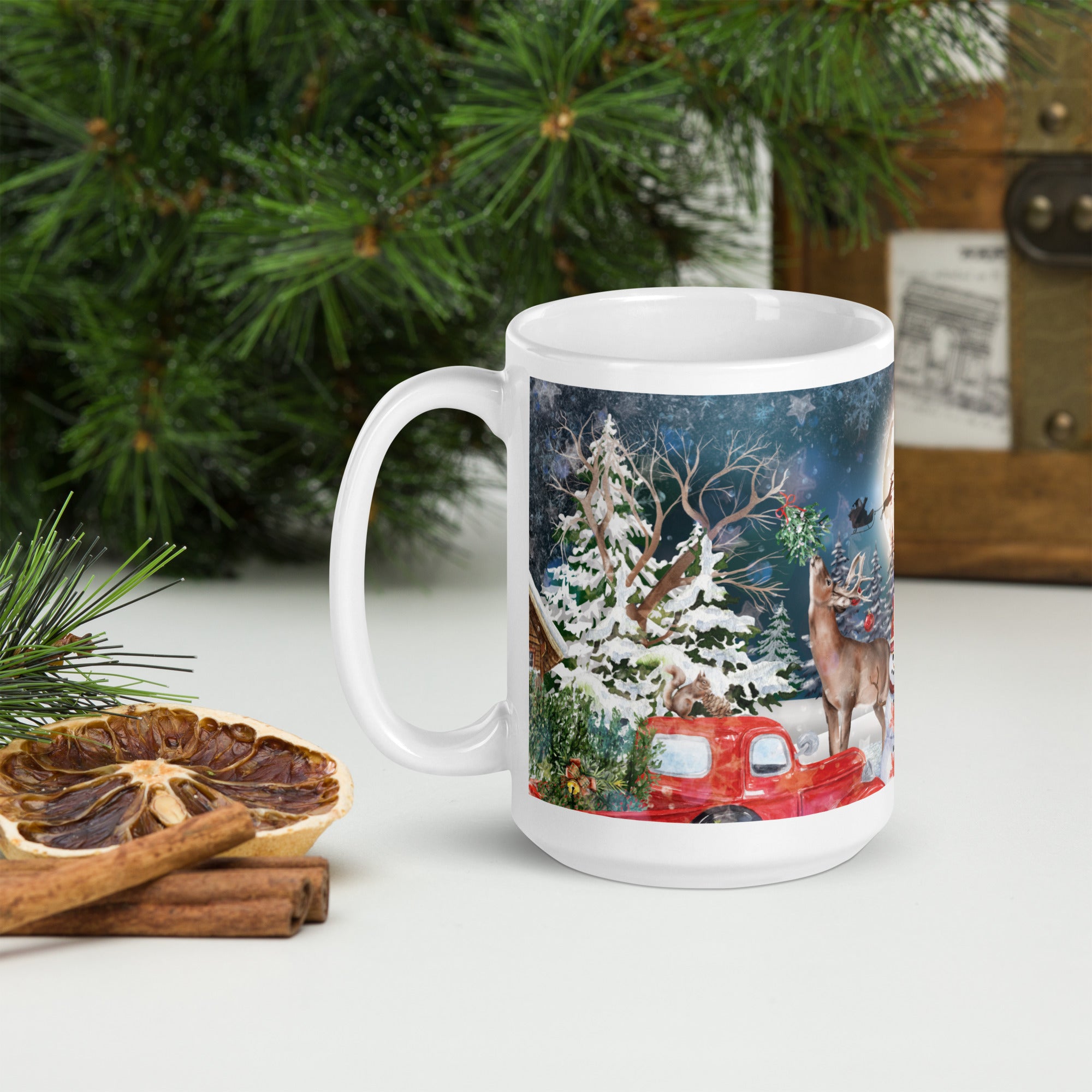 Christmas Landscape |11oz, 15oz, or 20oz Ceramic Coffee Mug