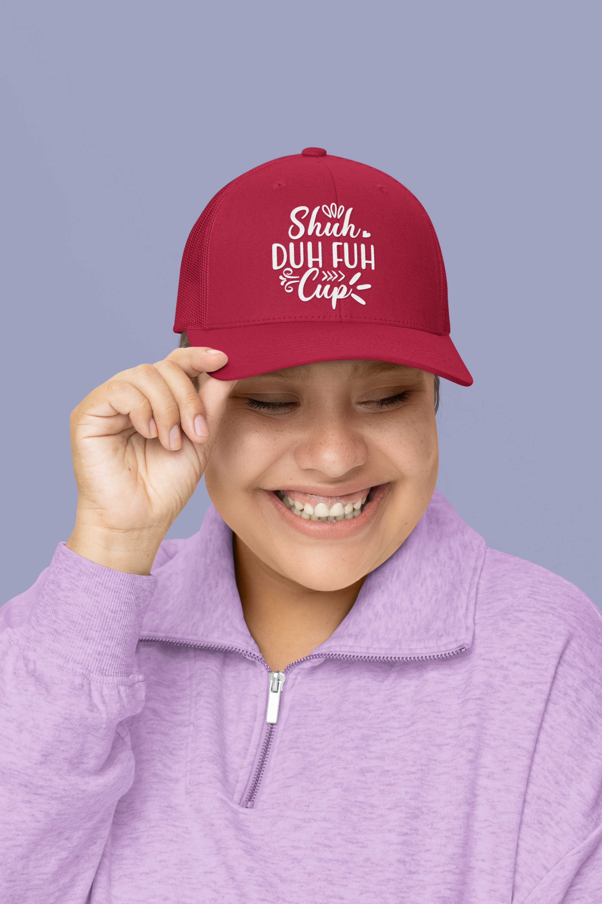 Buy red Shuh Duh Fuh Cup | Trucker Hat