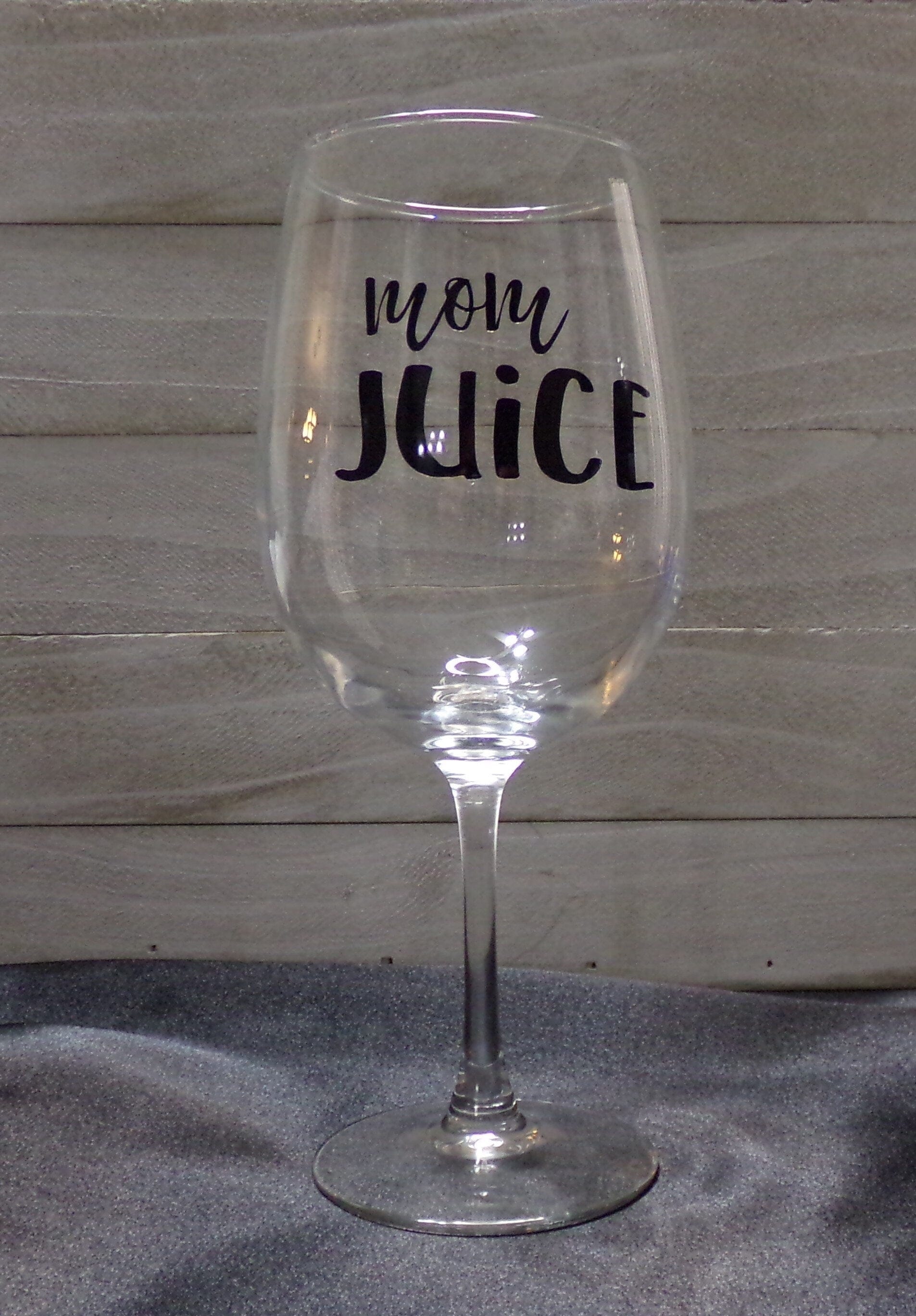 By Chan, LLC Barware Mom Juice Wine Glass