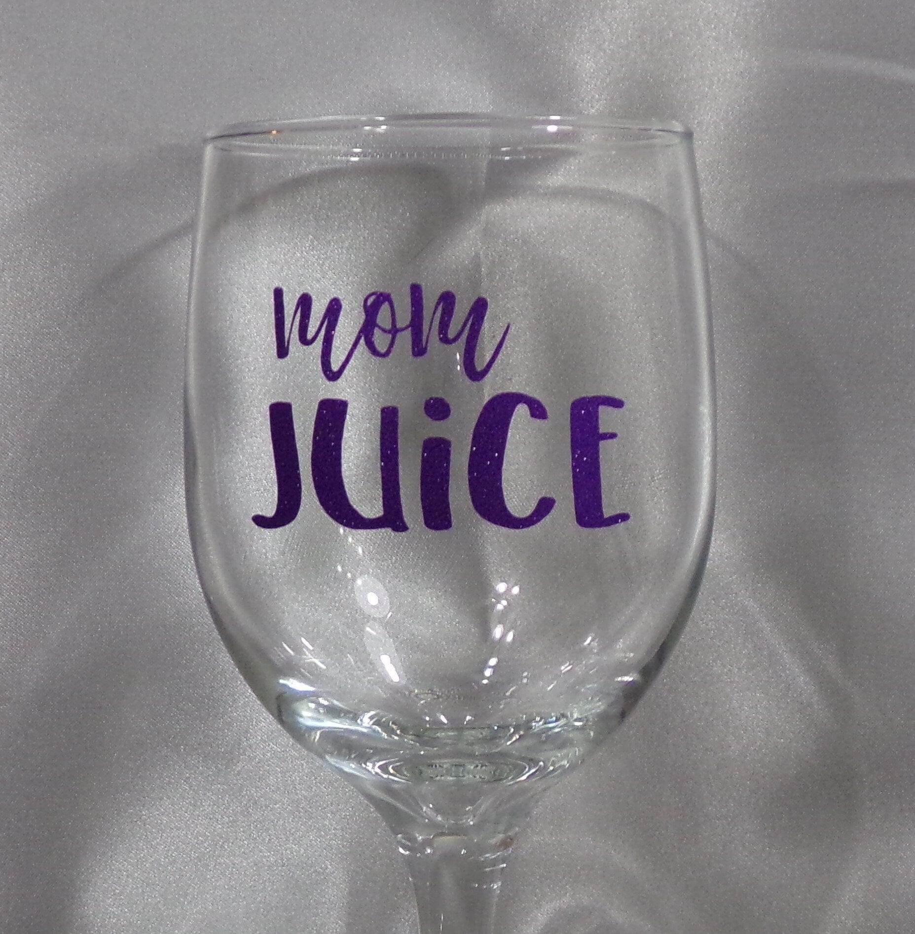 By Chan, LLC Barware Mom Juice Wine Glass