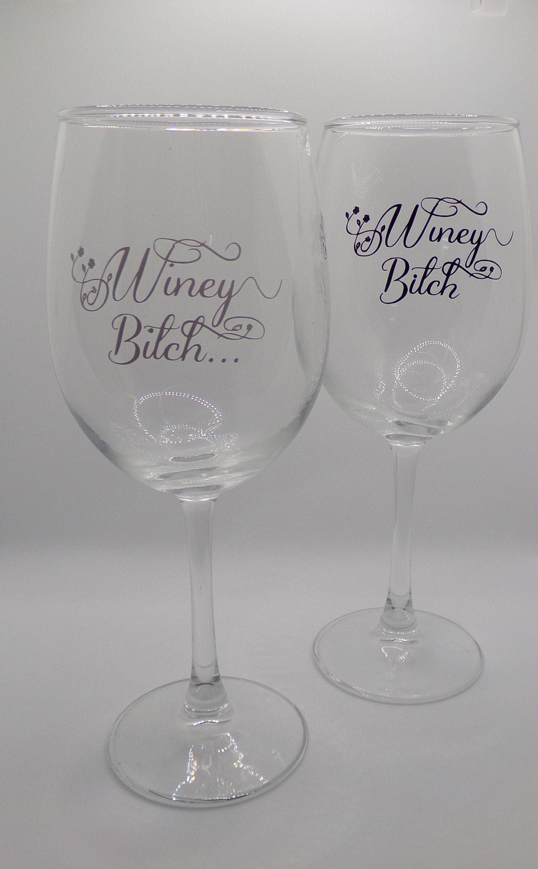 By Chan, LLC Barware Winey ***** |Funny Wine Glass