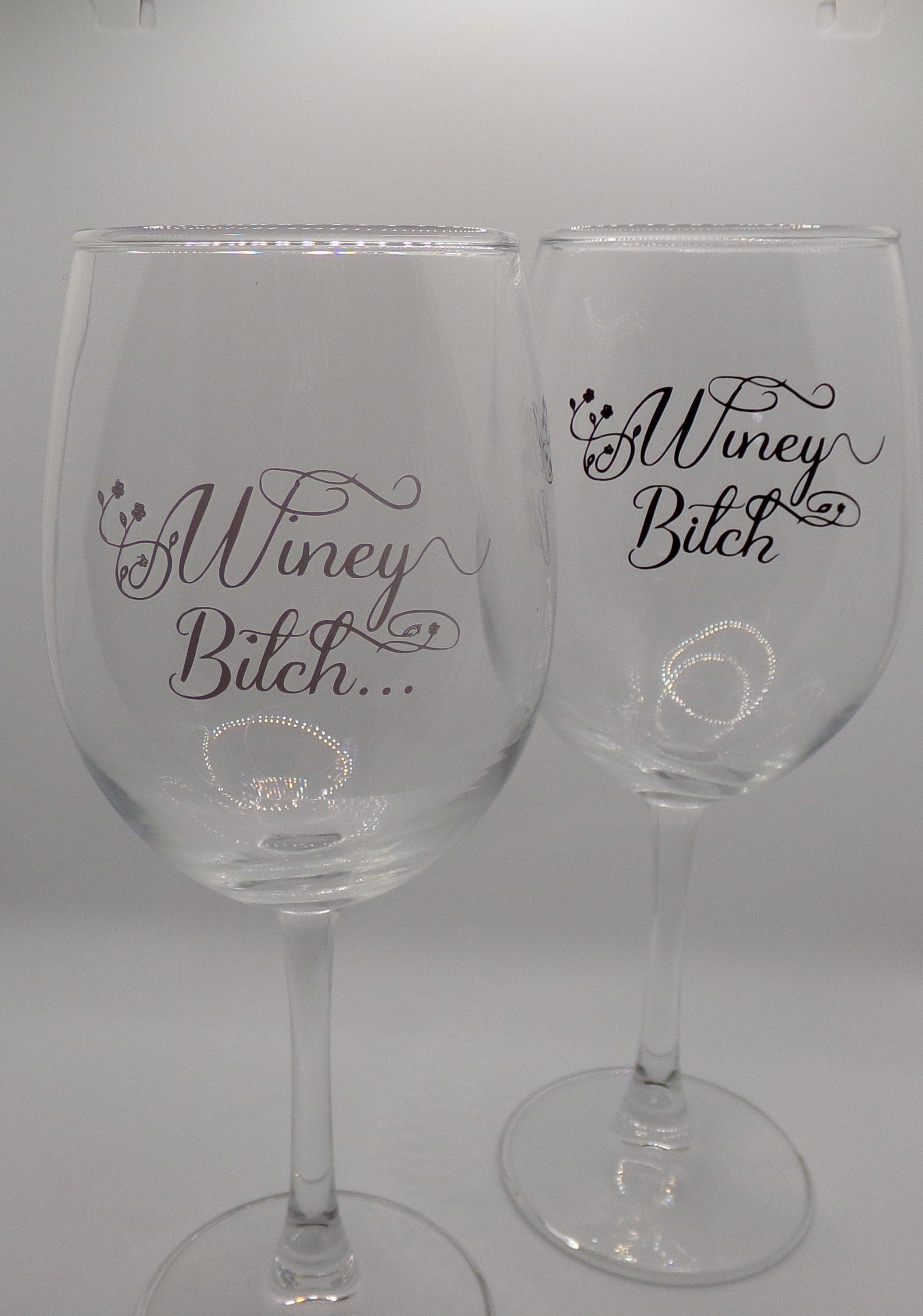 By Chan, LLC Barware Winey ***** |Funny Wine Glass