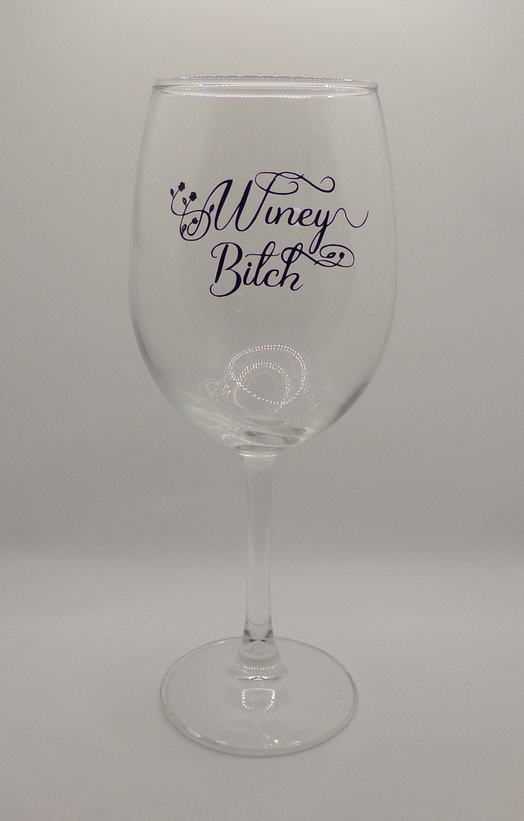 By Chan, LLC Barware Winey ***** |Funny Wine Glass