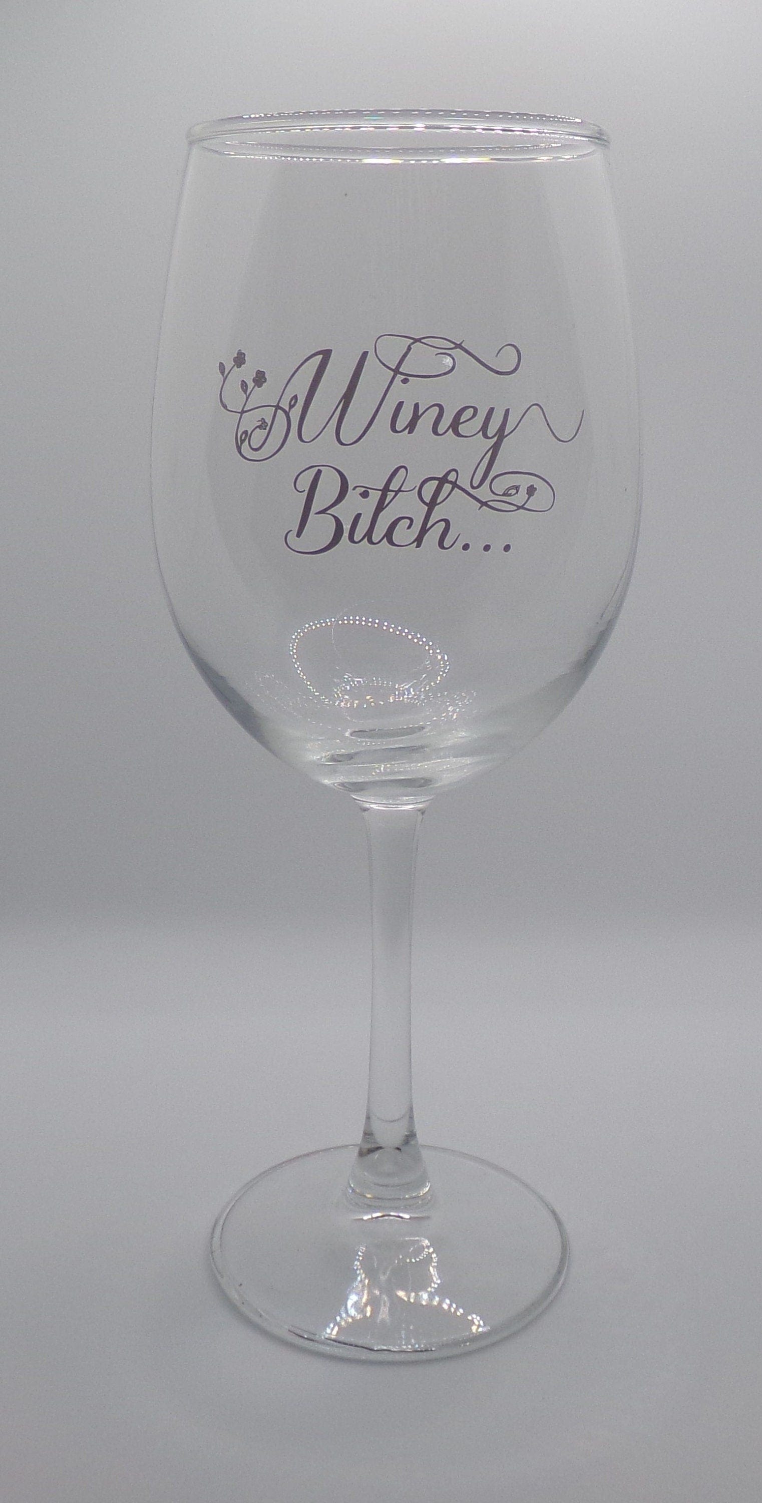 By Chan, LLC Barware Winey ***** |Funny Wine Glass