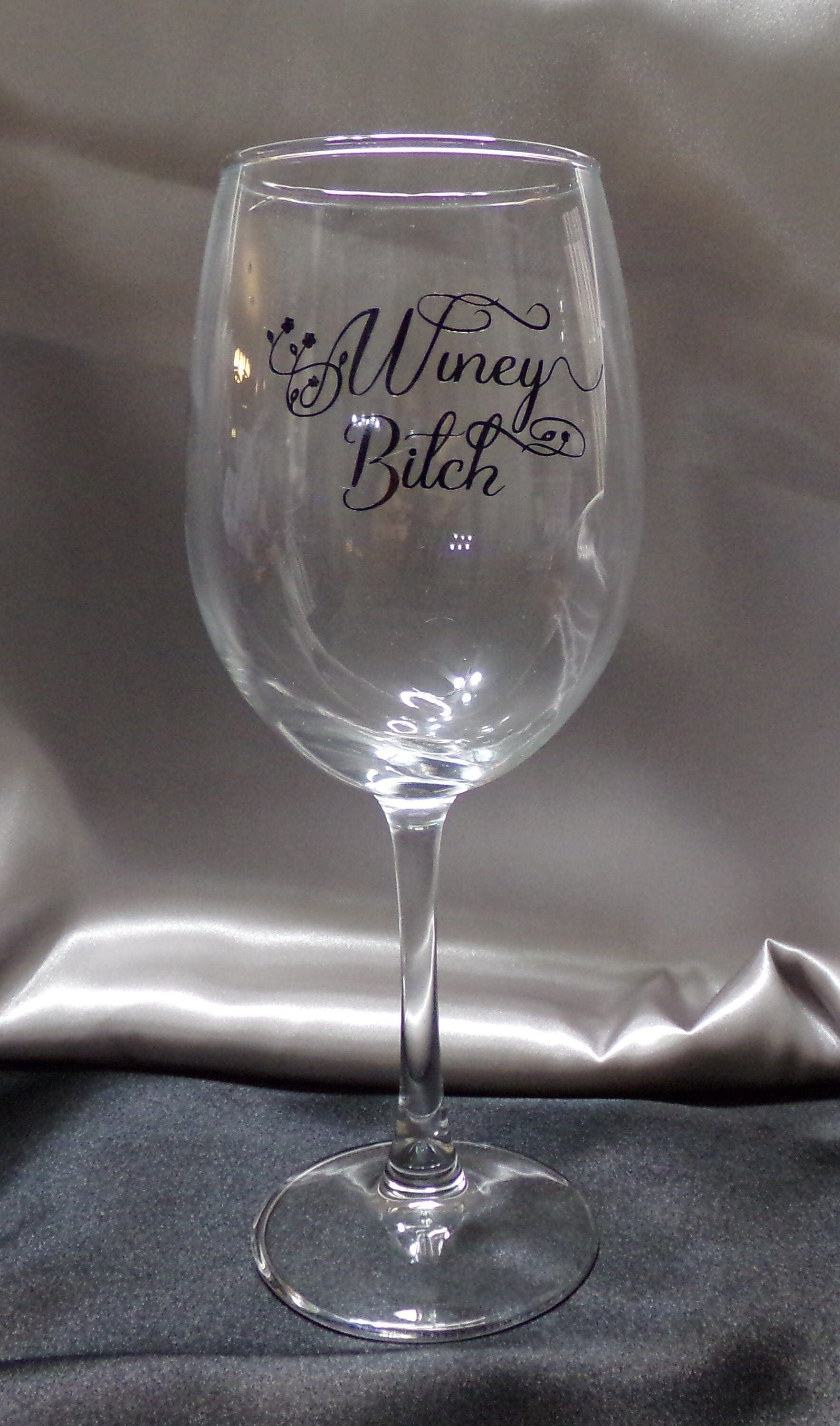 By Chan, LLC Barware Winey ***** |Funny Wine Glass