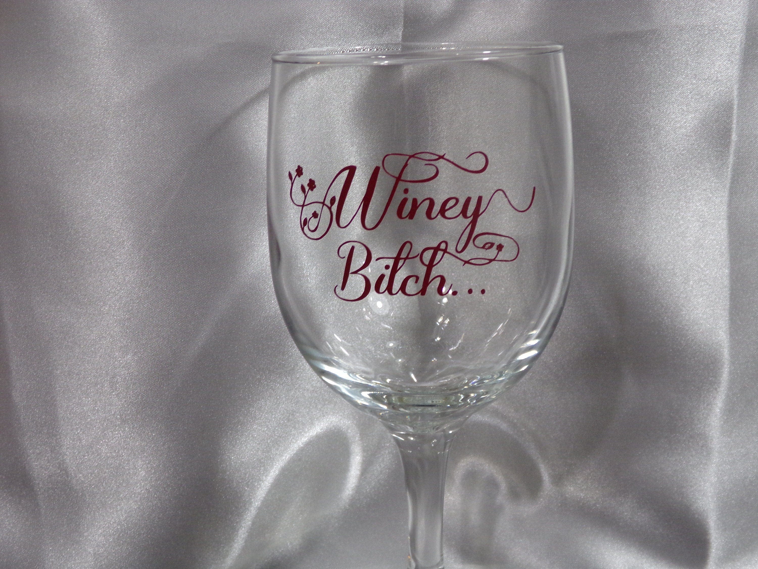 By Chan, LLC Barware Winey ***** |Funny Wine Glass