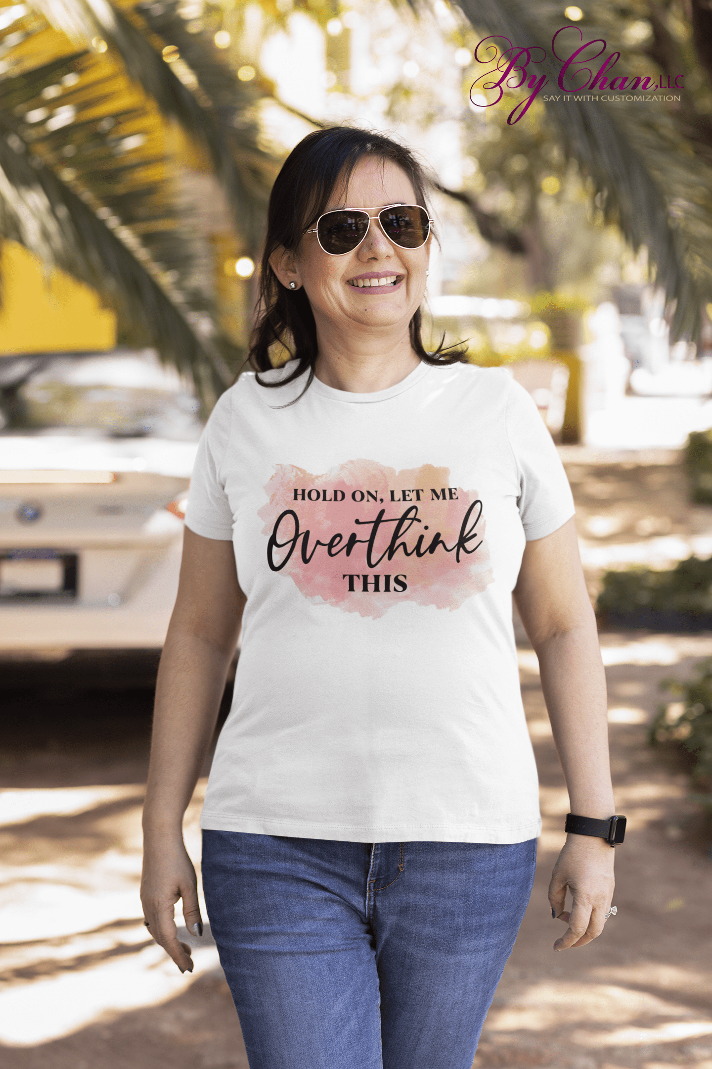 By Chan, LLC Shirts & Tops Hold On, Let Me Overthink This | Adult Shirt