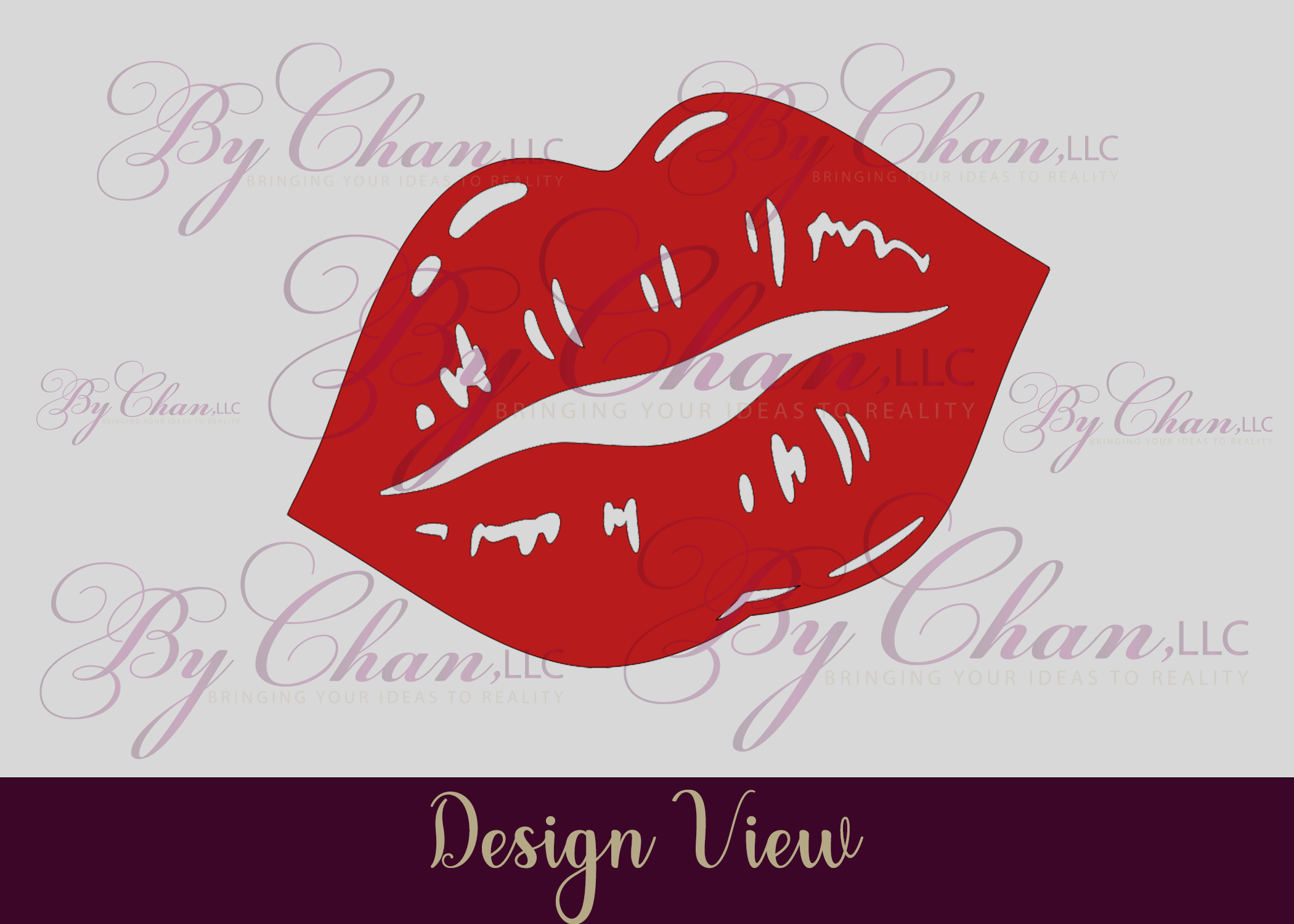 By Chan, LLC Shirts & Tops Lips