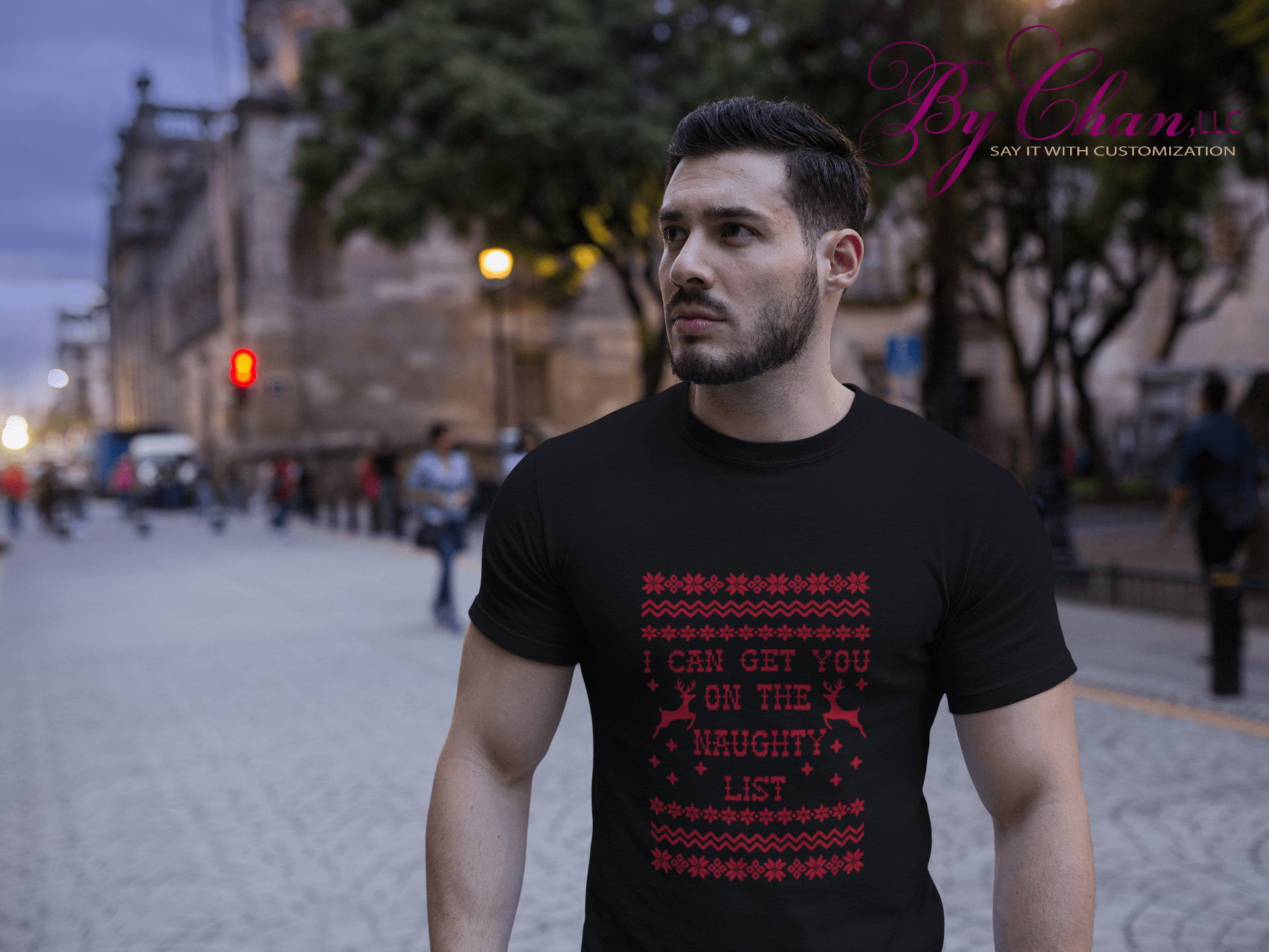 By Chan, LLC Shirts & Tops Naughty List | Men's Shirt