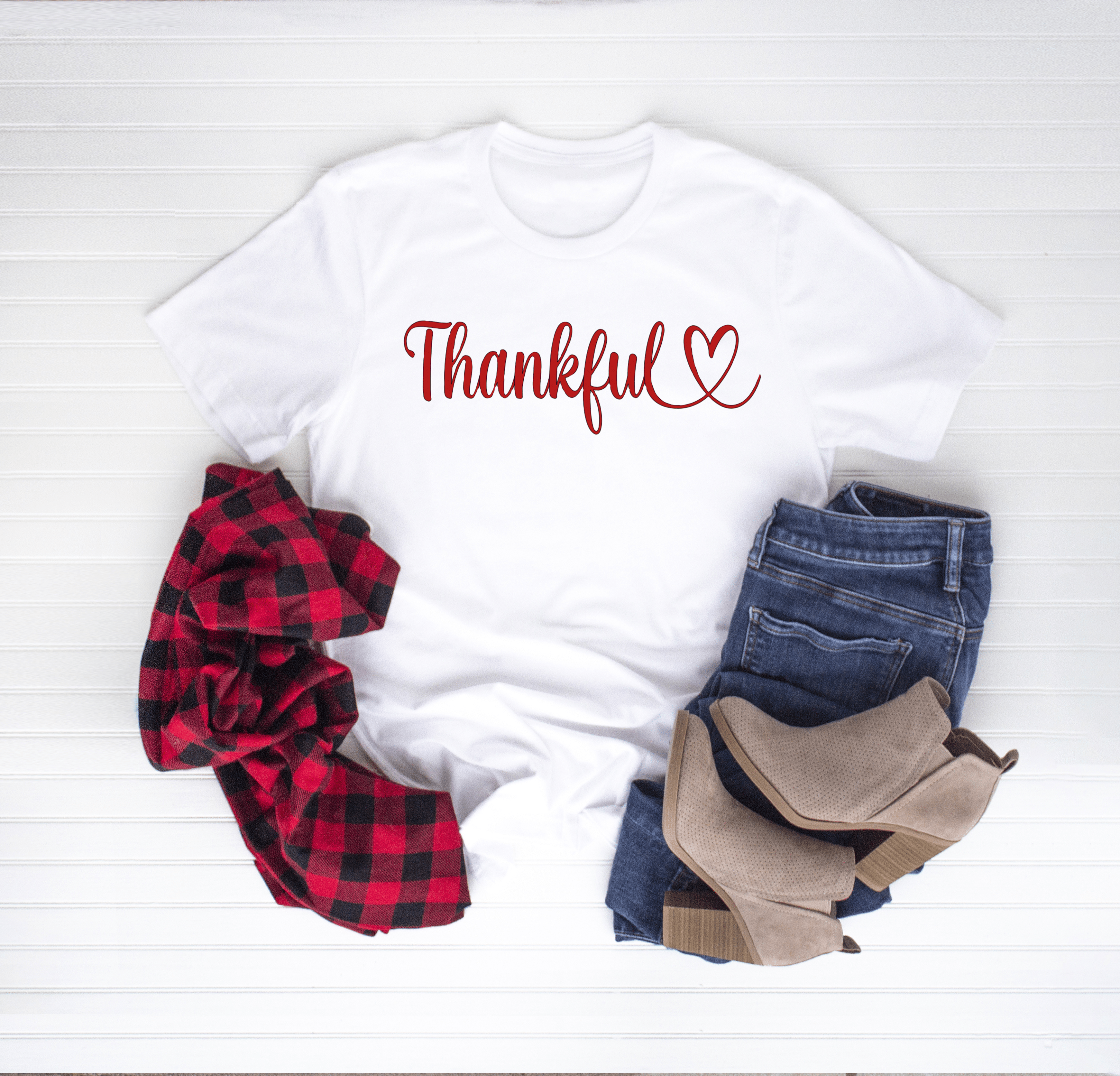 By Chan, LLC Shirts & Tops Thankful