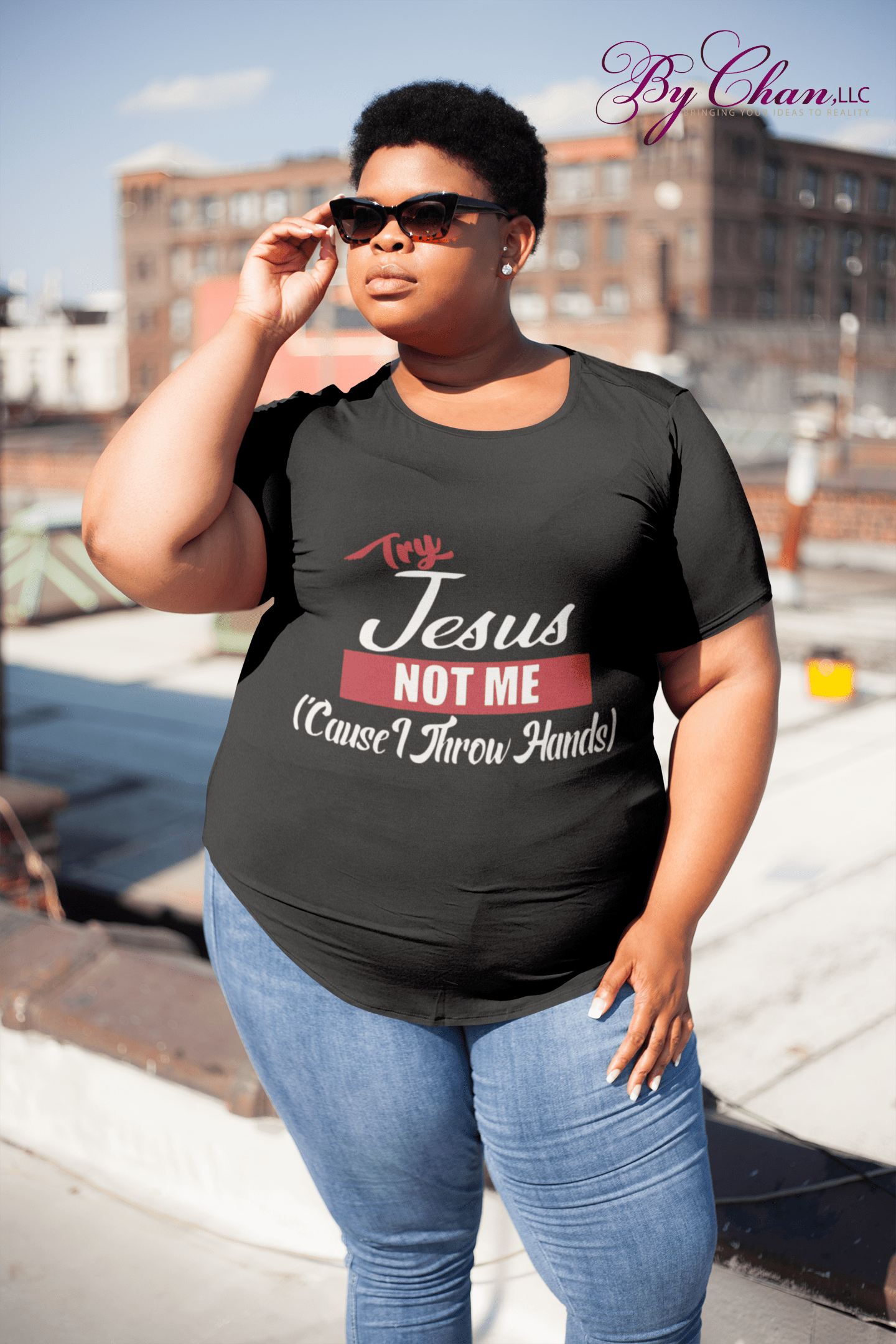 By Chan, LLC Shirts & Tops Try Jesus, Not me