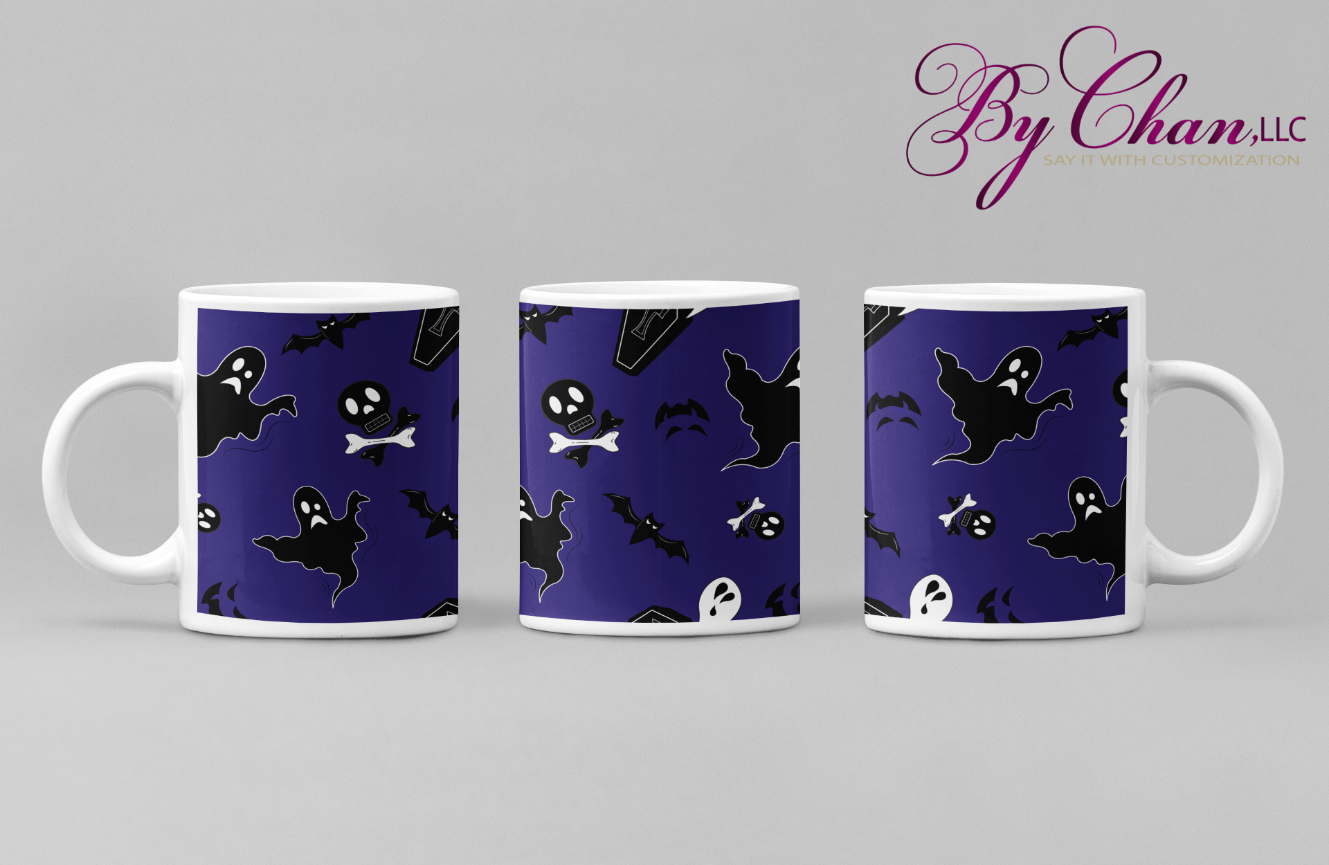 Ghosts and Bones | 15oz or 12oz Ceramic Coffee Mug